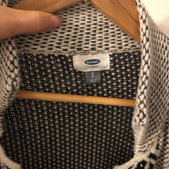 Old Navy Patterned Sweater Coat - Picture 6 of 7